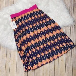 Lularoe Geometric Print Pink Jill Skirt‎